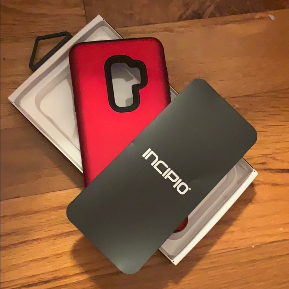 Galaxy S9+  Dual-Layer Protection phone case, Red